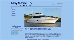 Desktop Screenshot of lamymarine.com